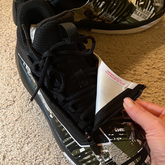 Jordan jumpman hustle Black infrared  23 olive canvas - Picture 13 of 15